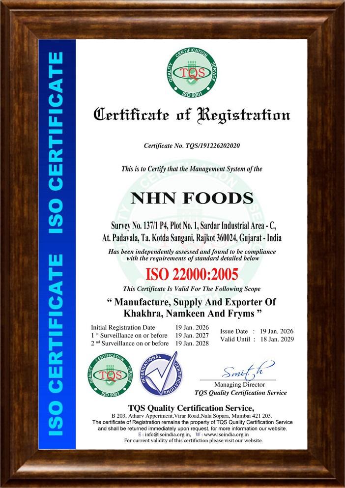 ISO Certificate