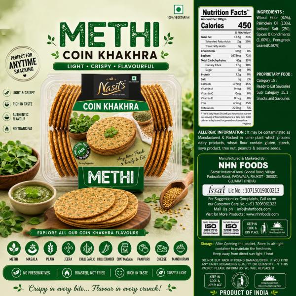 Methi Coin Khakhra