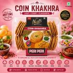 Peri Peri Coin Khakhra